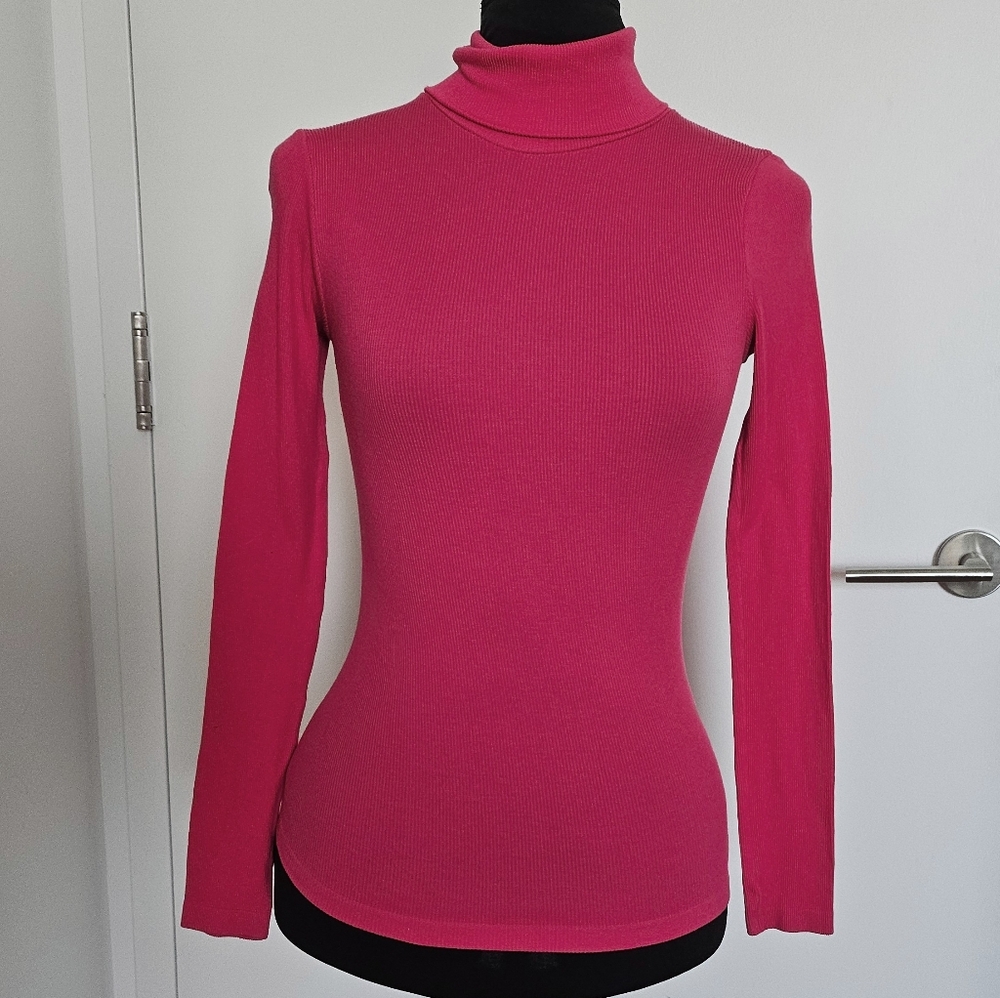 Uniqlo Pink Turtleneck Sweater